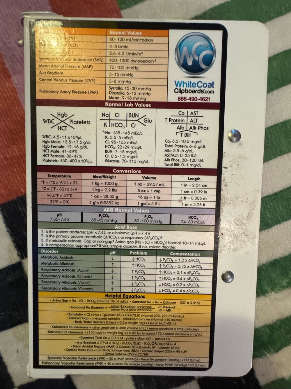 Medical Clipboard - White